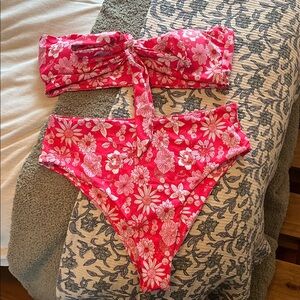 SHEIN Pink Floral Bikini